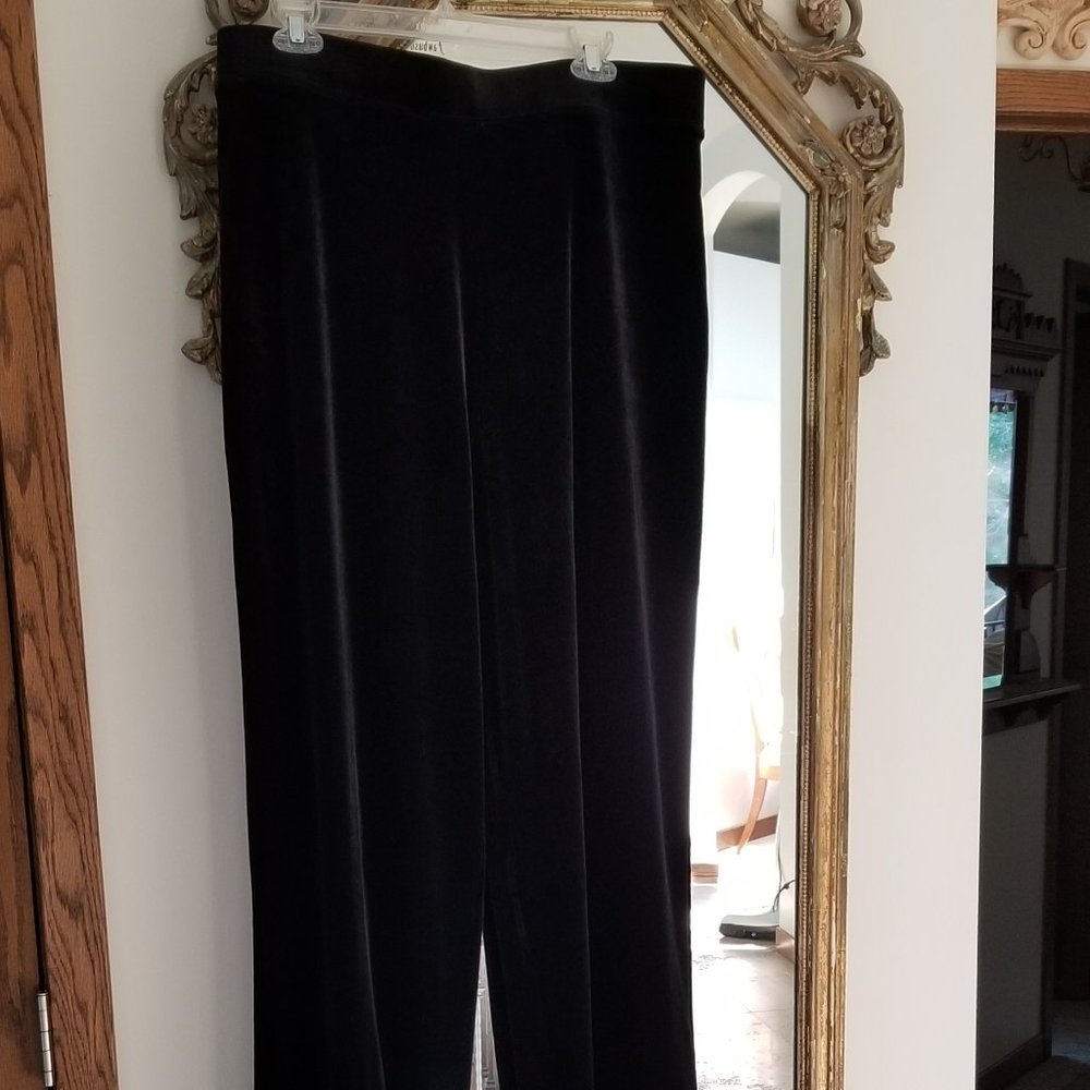 Susan Graver Velvet Pant - XL, Beautiful!